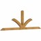 Ekena Millwork Richland Rough Sawn Timber Gable Bracket, Western Red Cedar, 108"W x 36"H x 4"D x 4"F, 8/12 Pitch GBW108X36X0404RIC00RWR - alternate 5